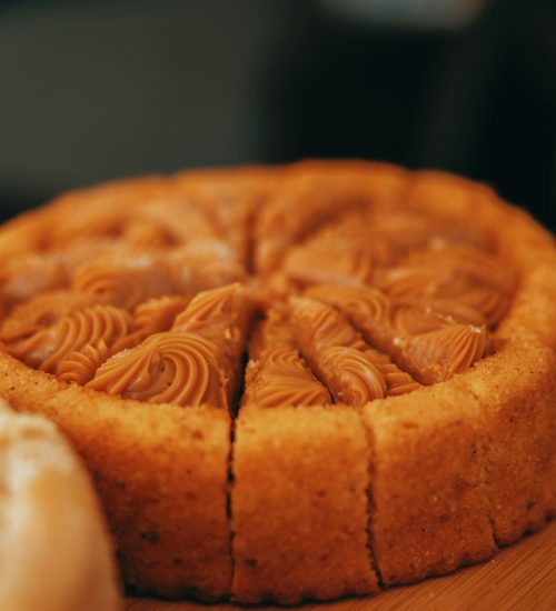 Entrêmets au caramel et à la poire